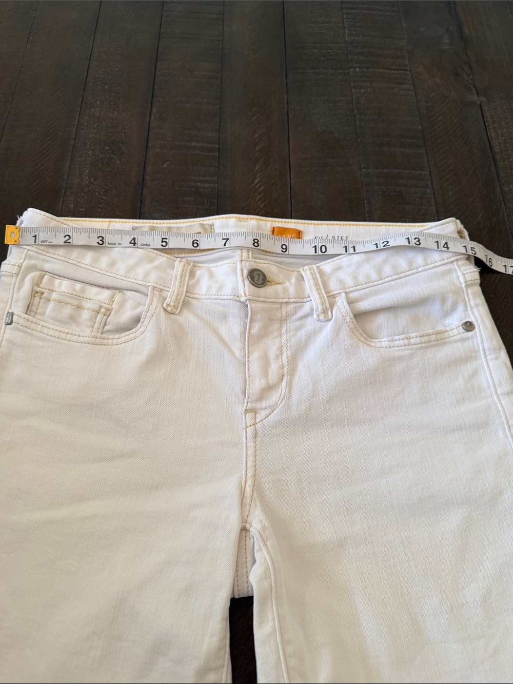 Anthropologie Pilcro and the Letterpress White Denim Shorts - Picture 9 of 11